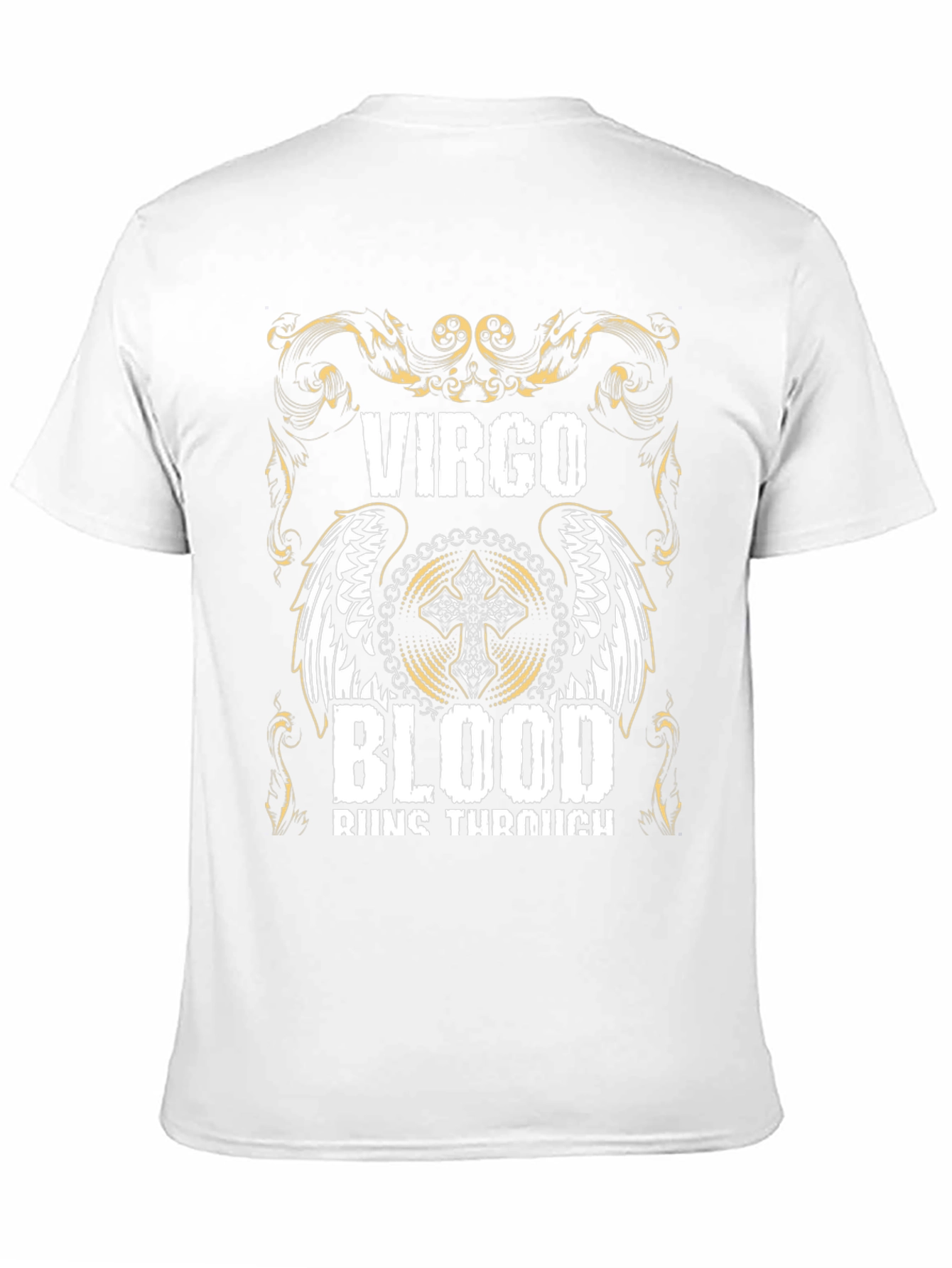 Virgo Blood Runs Through Black T-Shirt