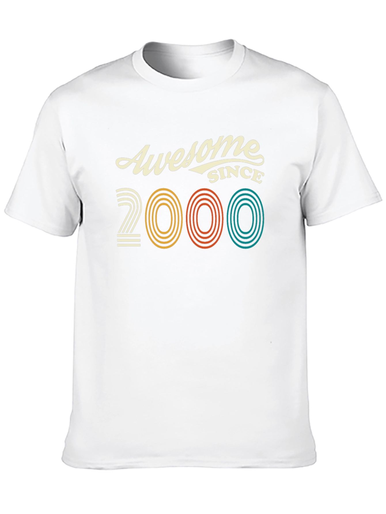 Awesome Since 2000 Black Graphic Tee