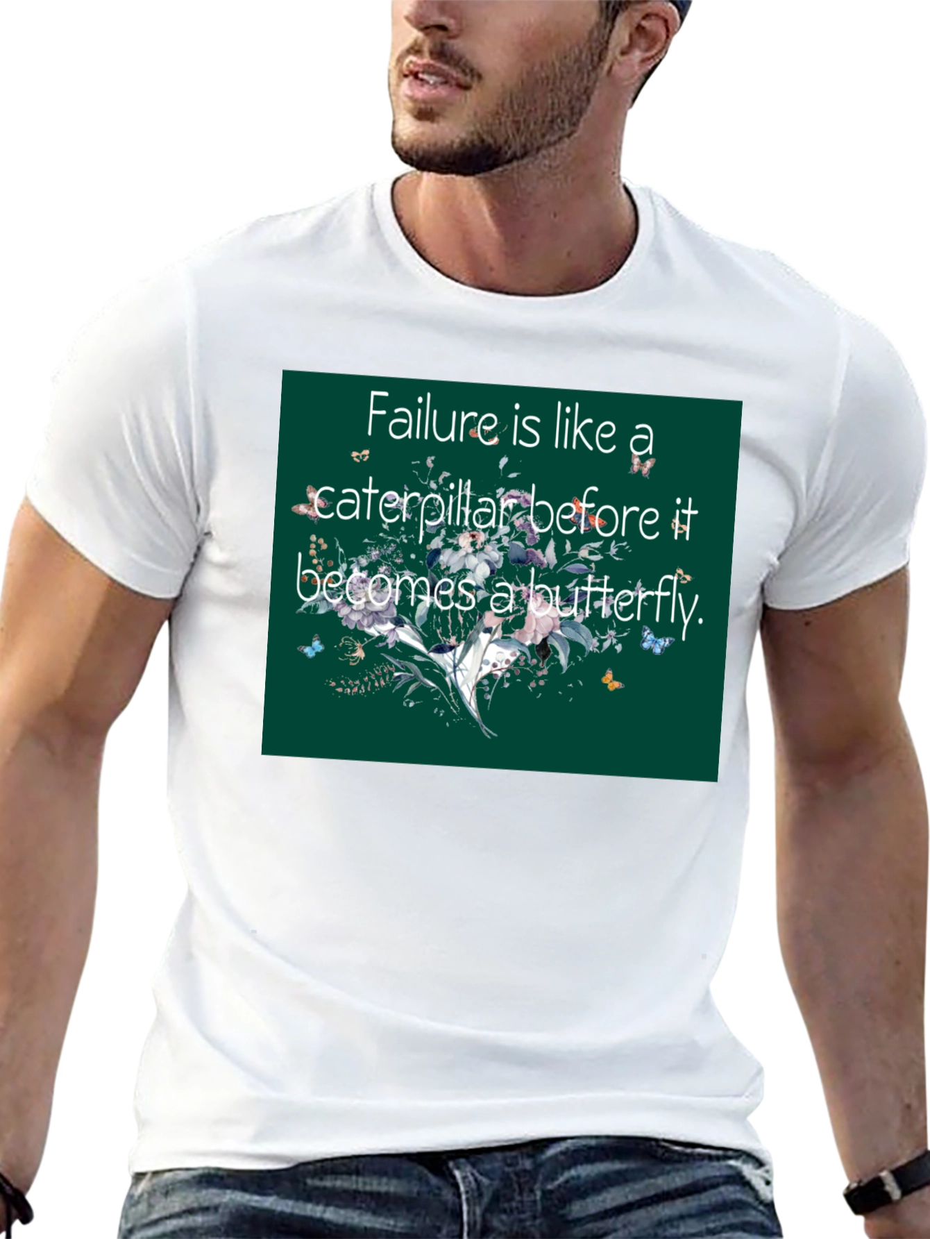 Inspirational Butterfly Quote T-Shirt