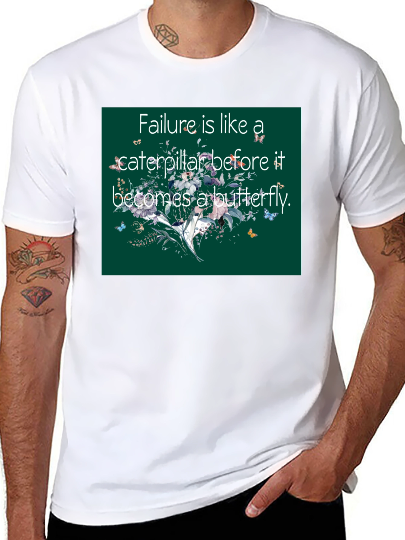 Inspirational Butterfly Quote T-Shirt