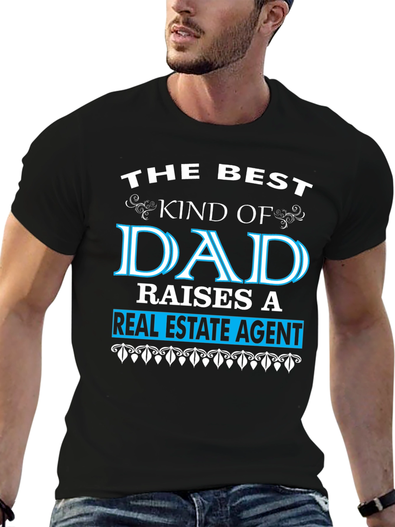 Best Dad Real Estate Agent T-Shirt