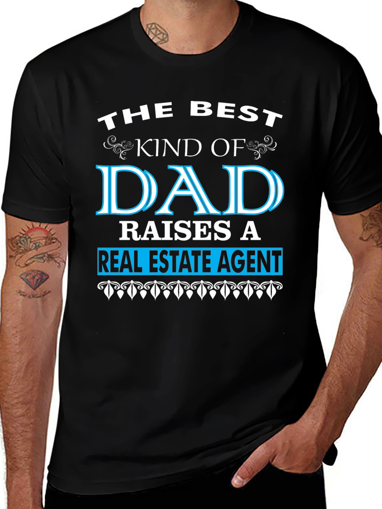 Best Dad Real Estate Agent T-Shirt