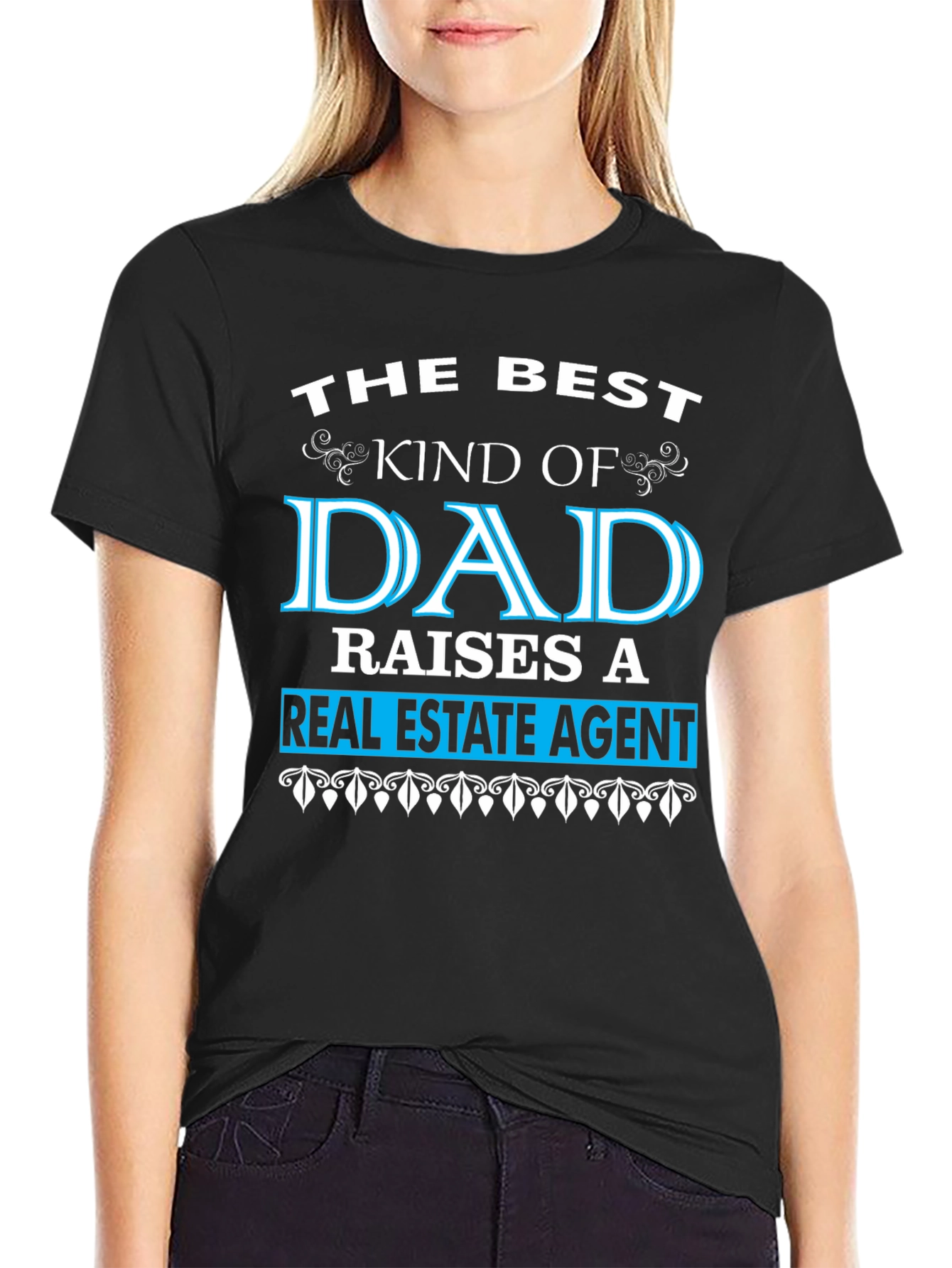 Best Dad Real Estate Agent T-Shirt
