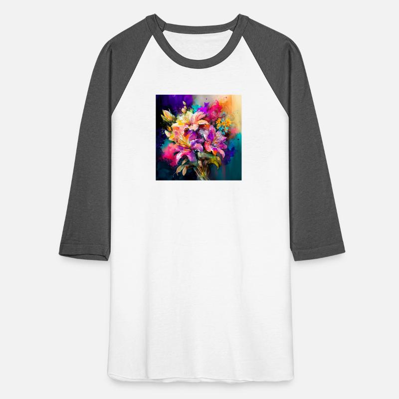 Watercolor AI Print Bouquet in Iridescent Colors