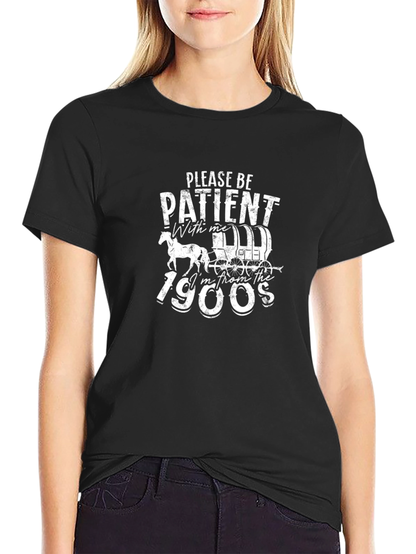 Please Be Patient T-Shirt - Retro Novelty Tee