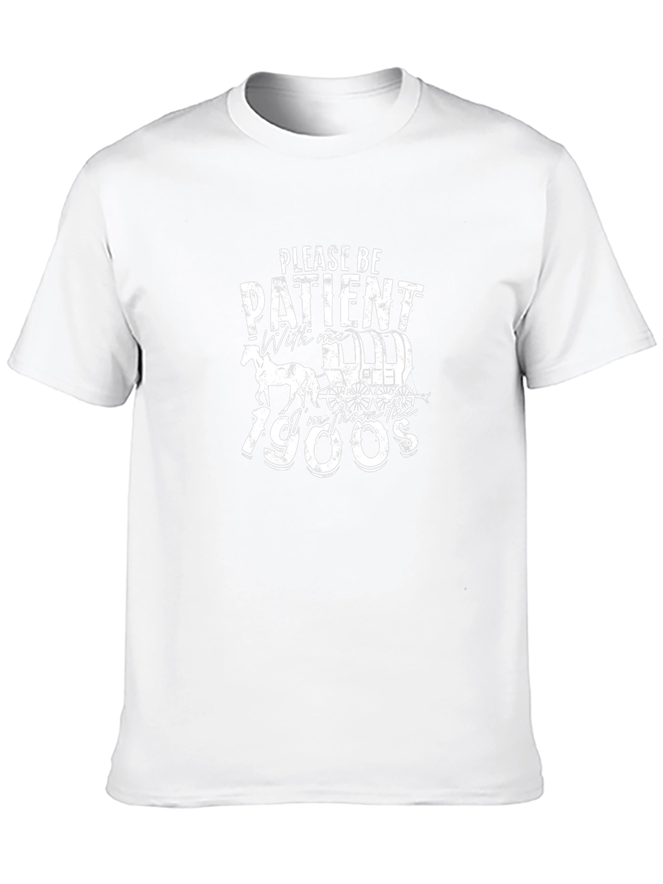 Please Be Patient T-Shirt - Retro Novelty Tee