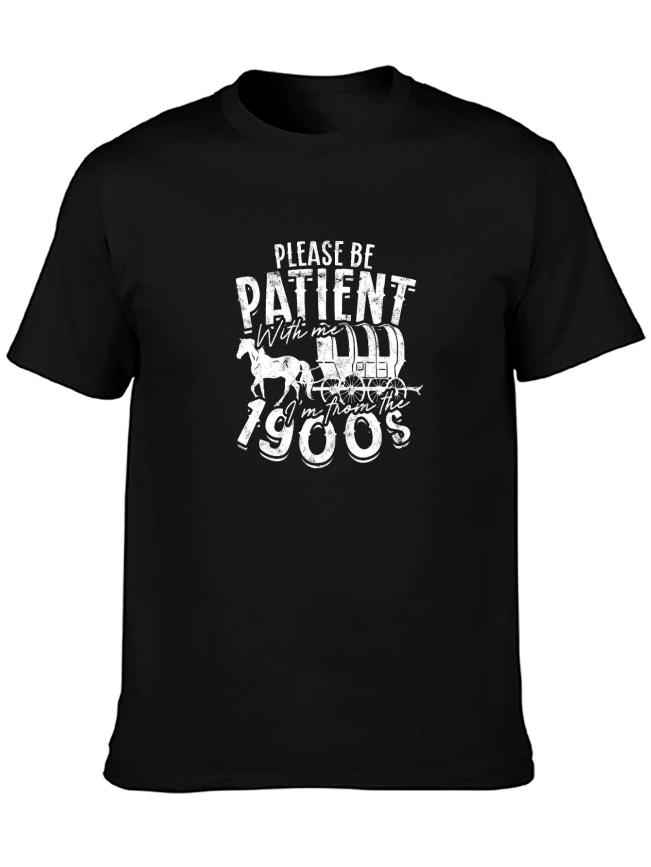Please Be Patient T-Shirt - Retro Novelty Tee