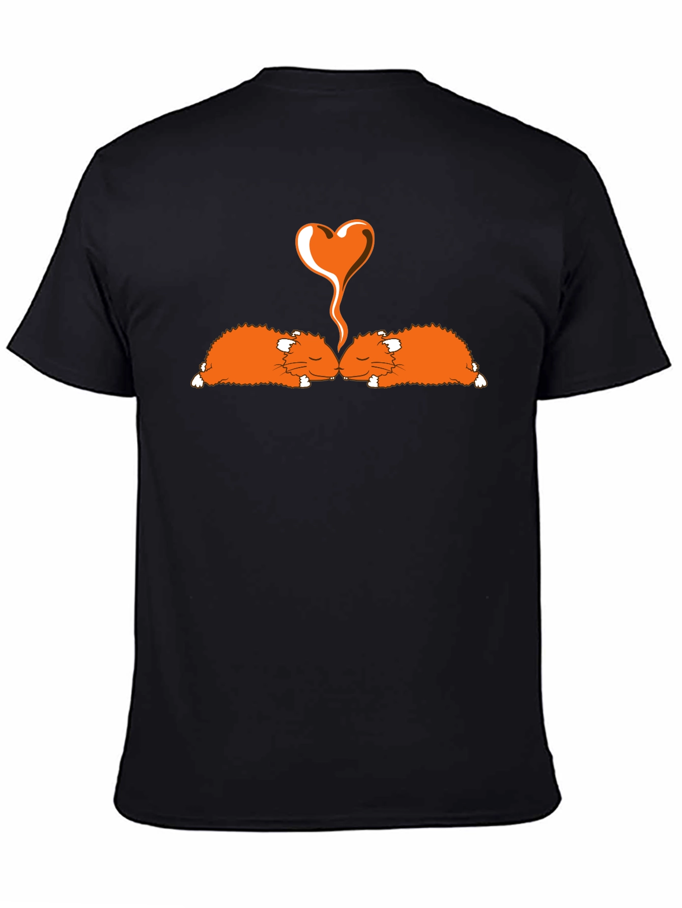 Hamster Love Black T-Shirt