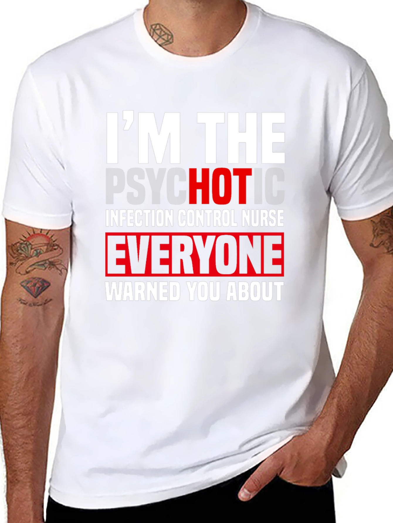 Psychotic Infection Control Nurse T-Shirt