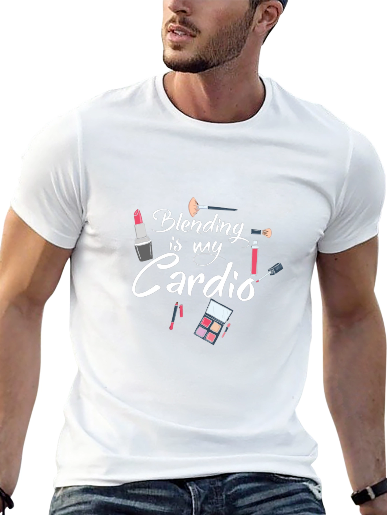 Blending is My Cardio Black T-Shirt