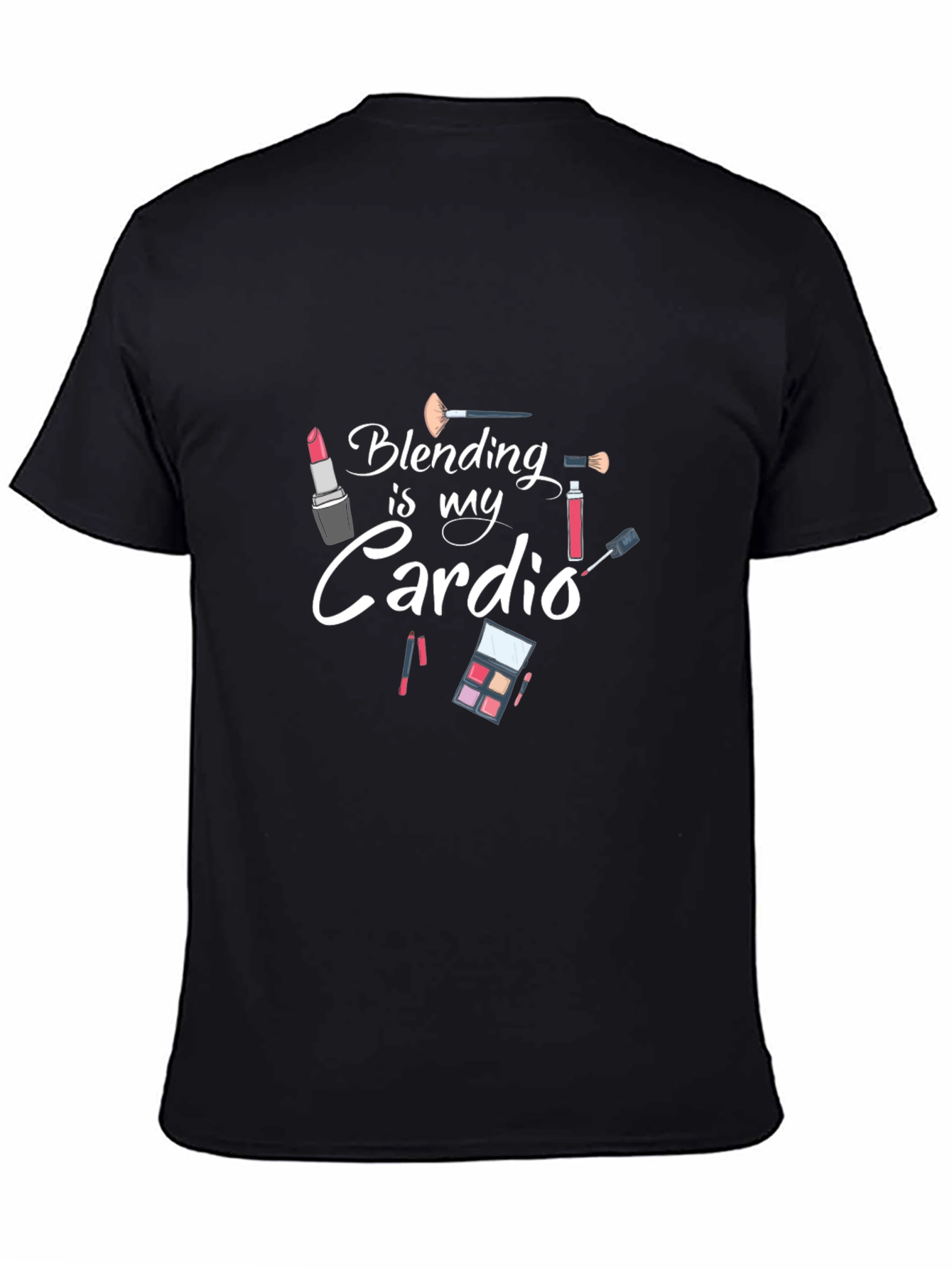 Blending is My Cardio Black T-Shirt