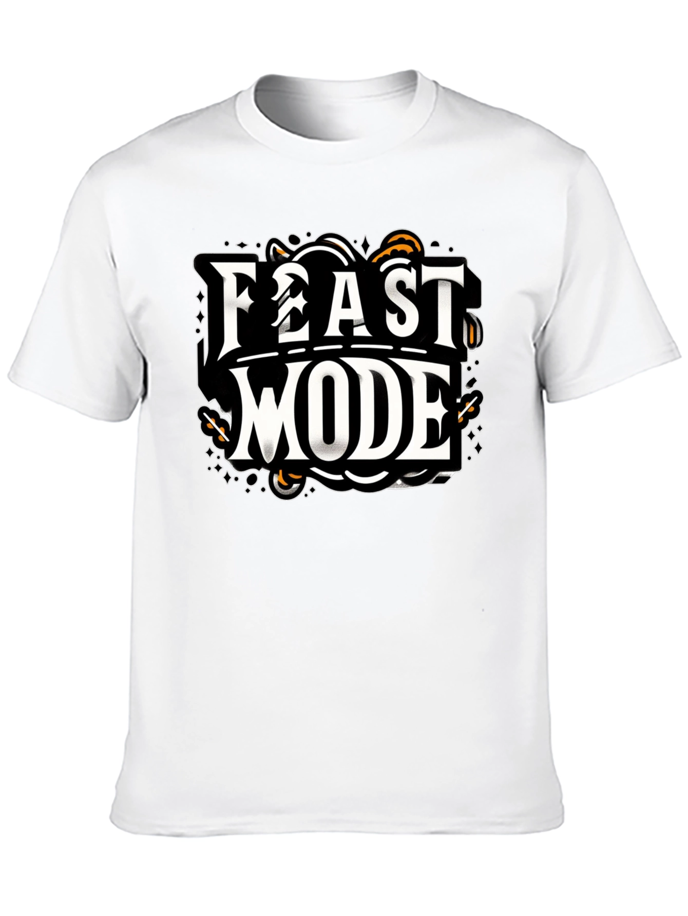 Feast Mode Graphic Tee - Mens Black T-Shirt