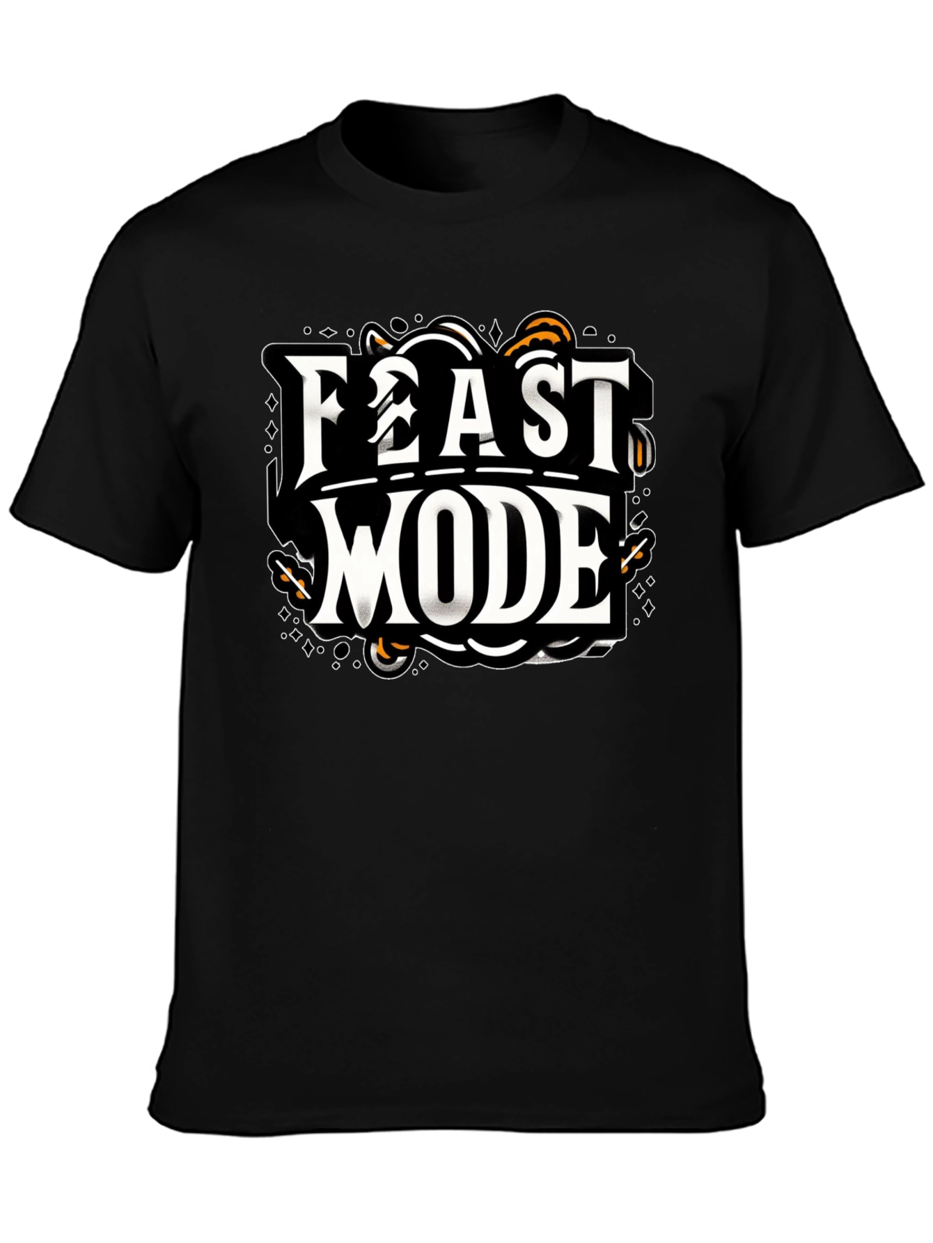Feast Mode Graphic Tee - Mens Black T-Shirt