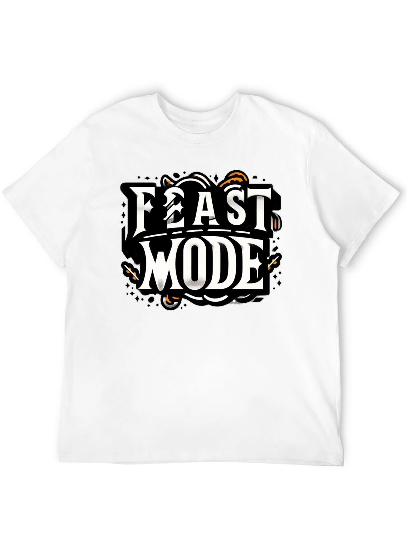 Feast Mode Graphic Tee - Mens Black T-Shirt