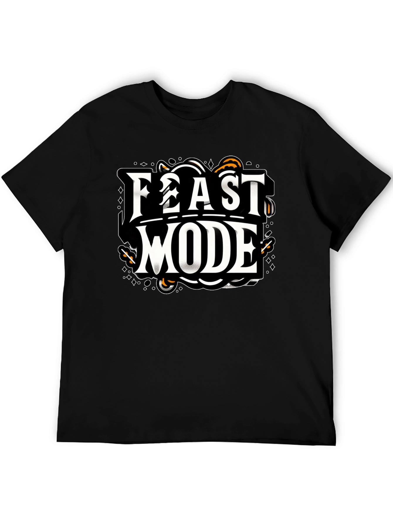 Feast Mode Graphic Tee - Mens Black T-Shirt