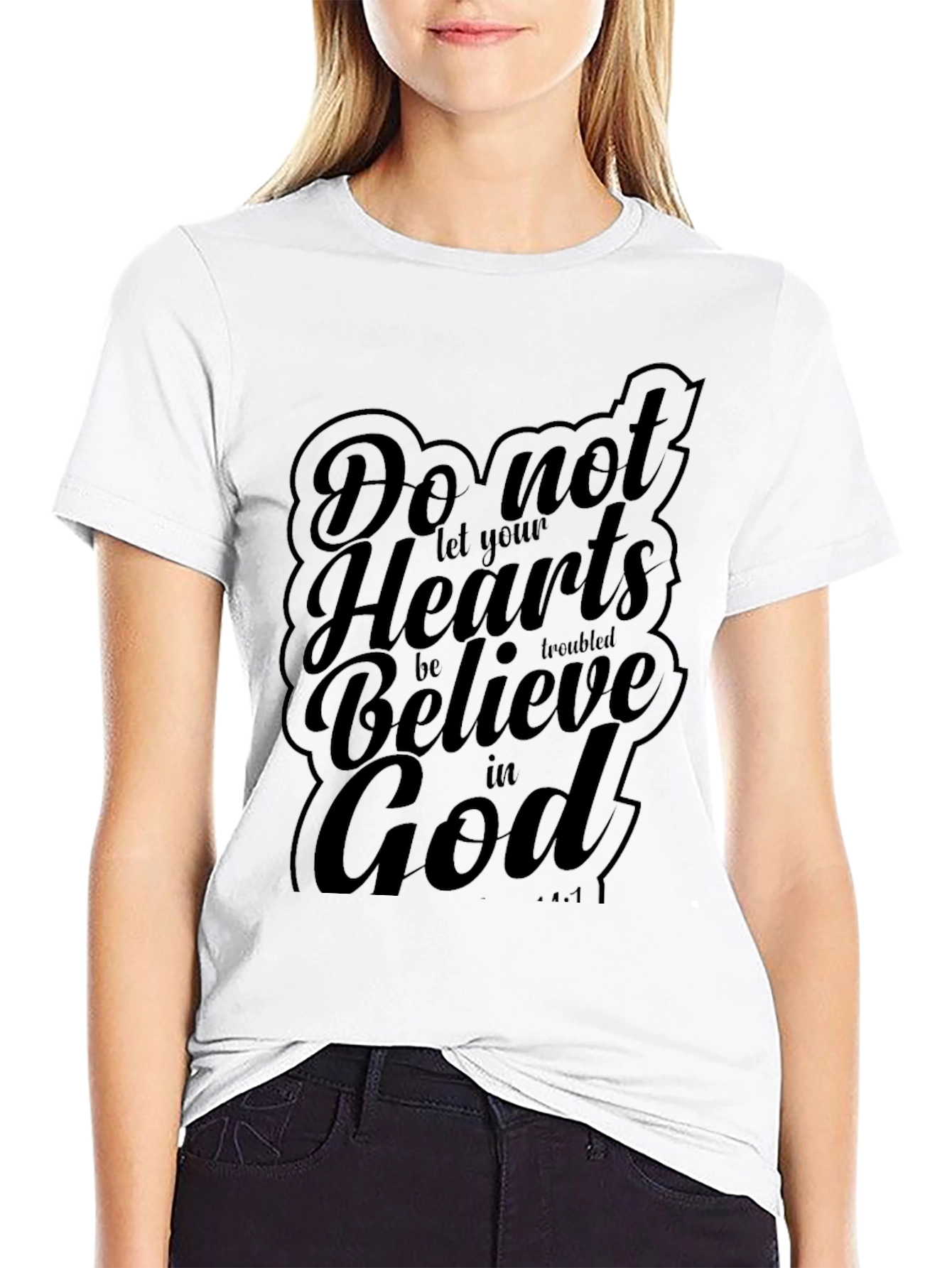 Faith Inspired Tee - Believe in God Graphic T-Shirt