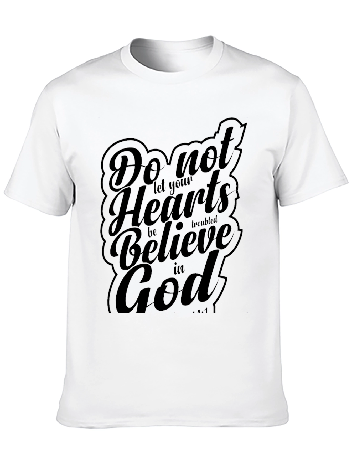 Faith Inspired Tee - Believe in God Graphic T-Shirt