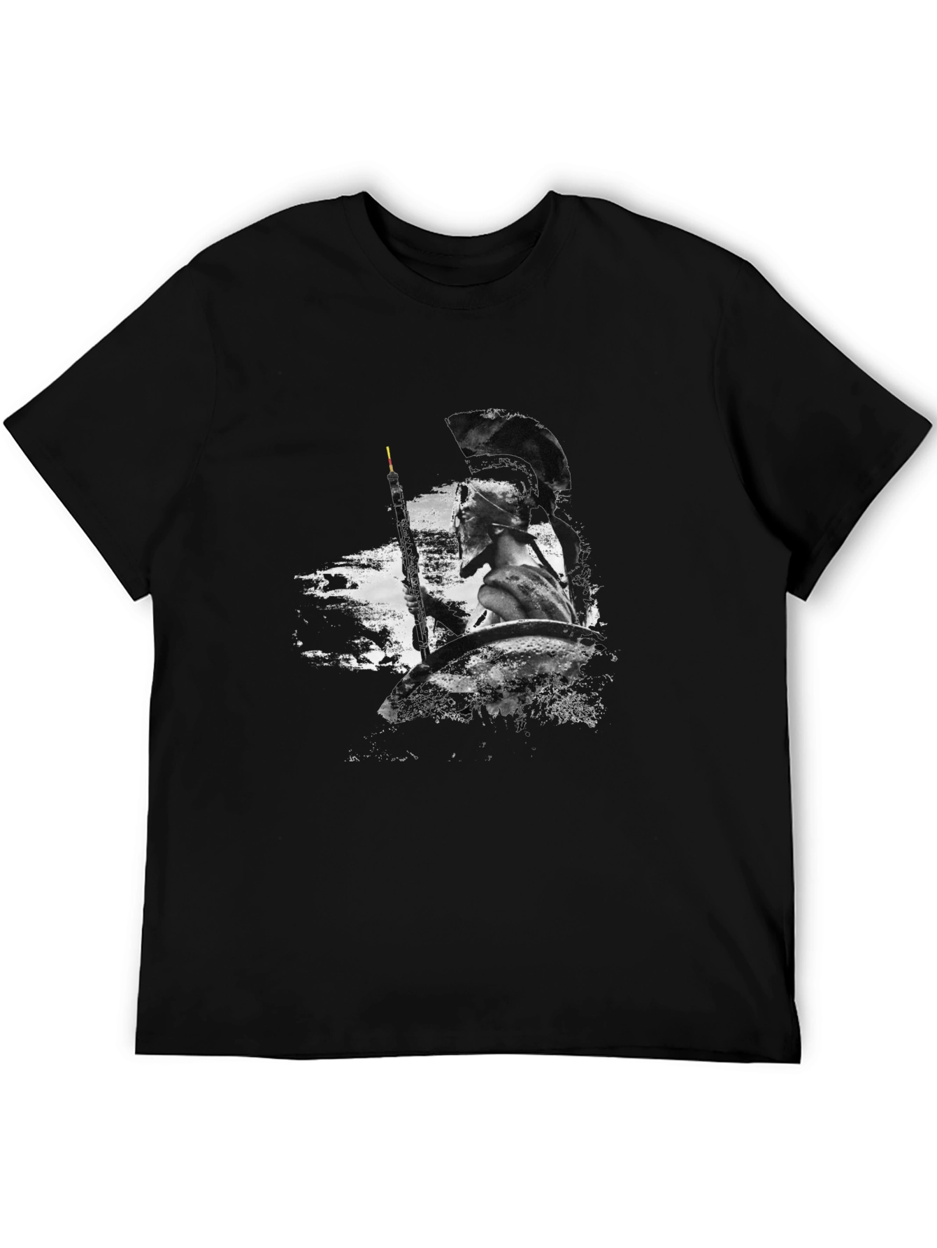 Warrior Graphic Black T-Shirt