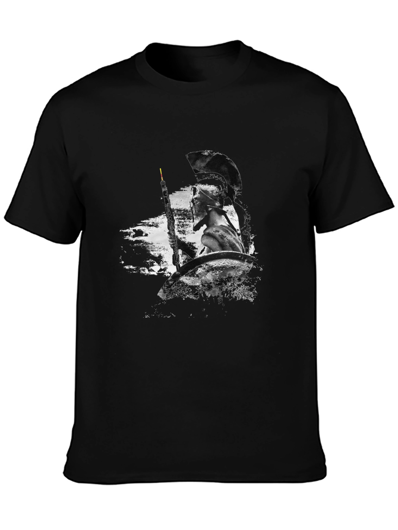 Warrior Graphic Black T-Shirt