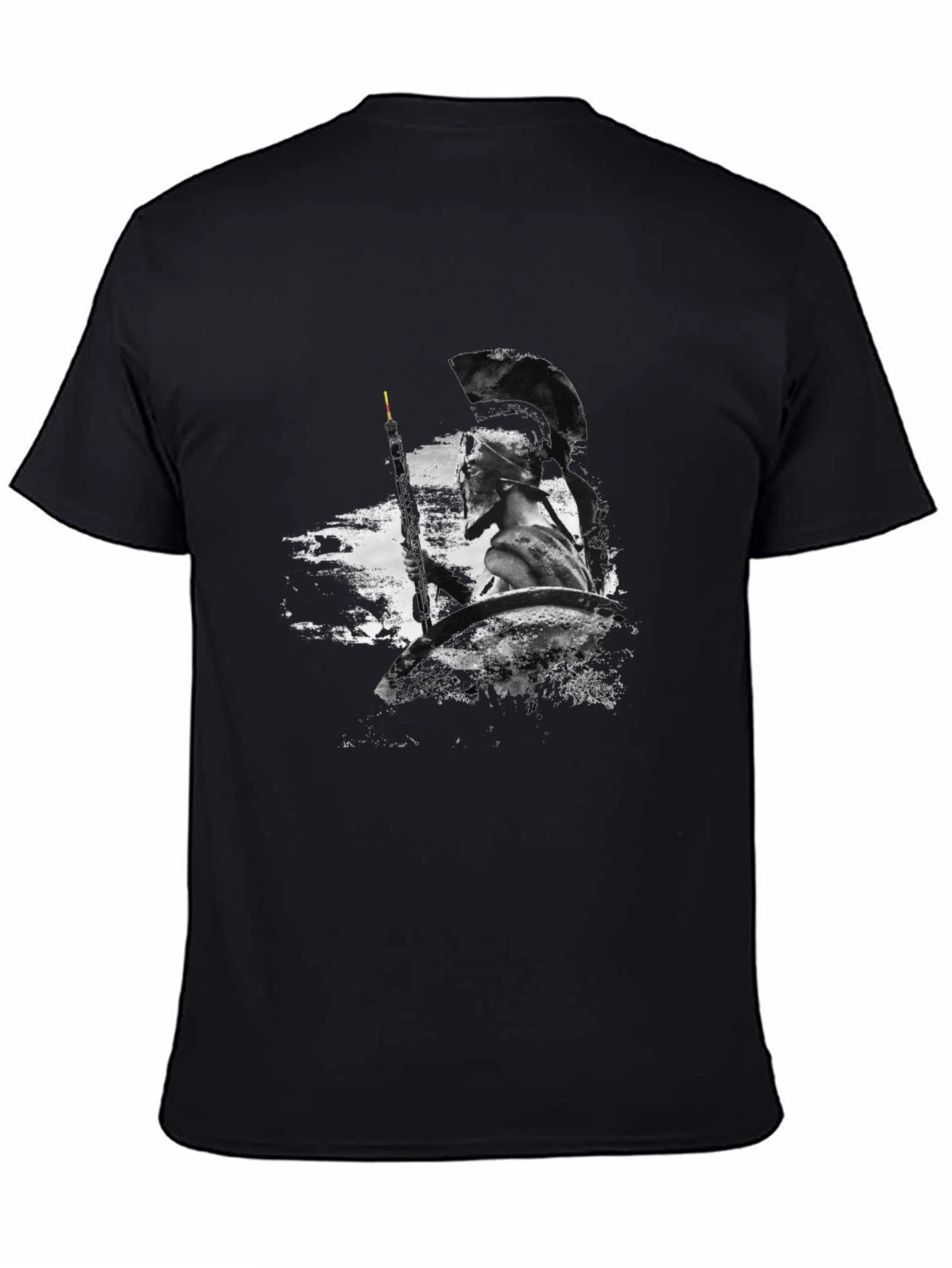 Warrior Graphic Black T-Shirt