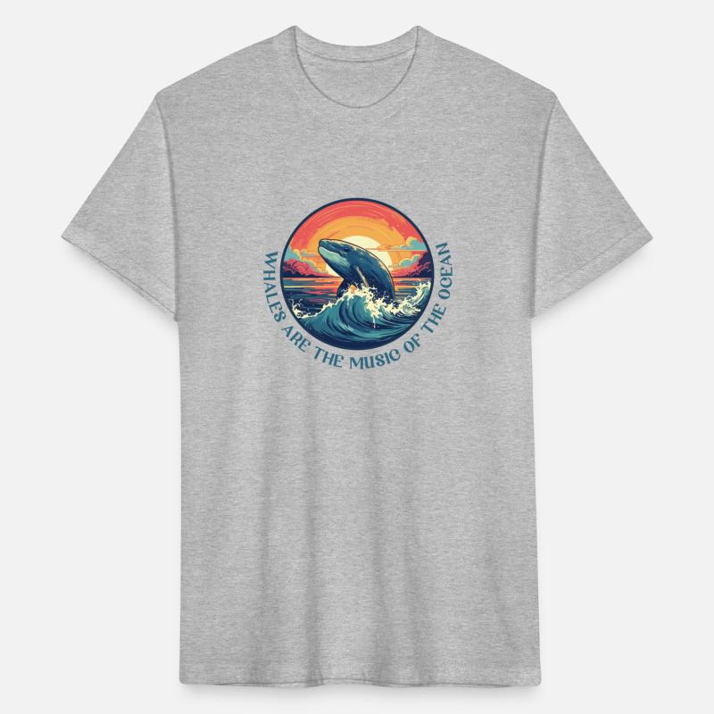 Whales are the music of the ocean, whale lover
