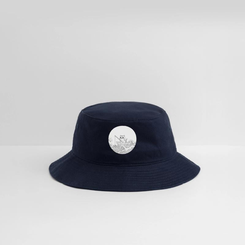 Whimsical Cat Sailor Coloring Design