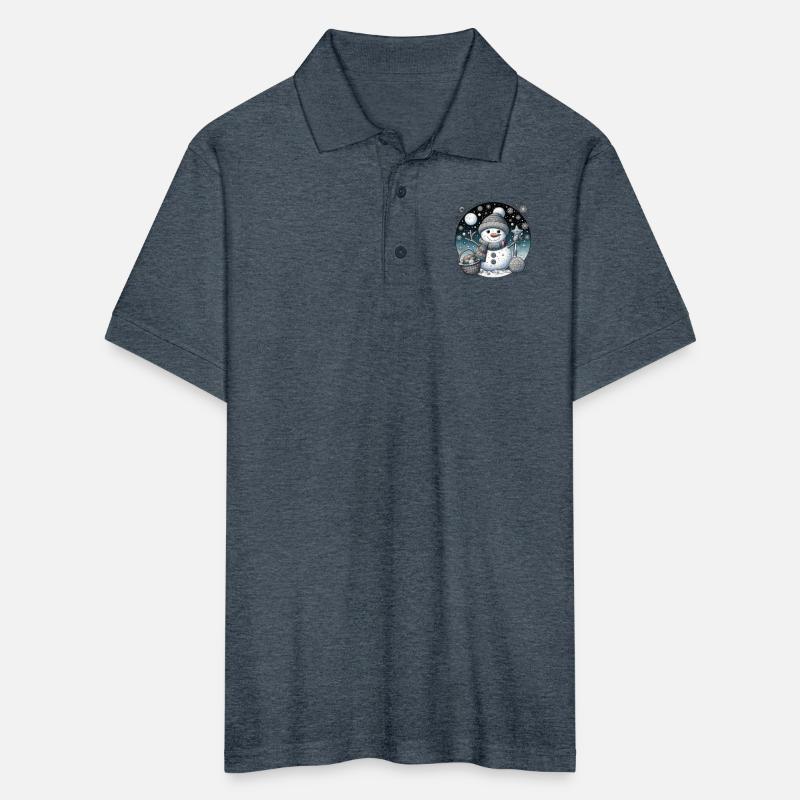 Whimsical Christmas Snowman with Scarf