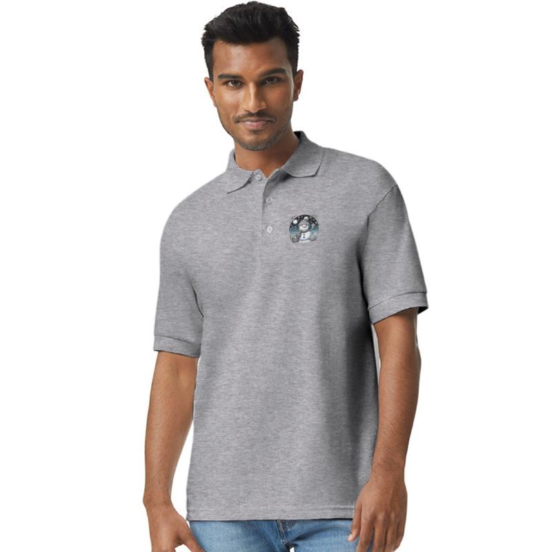 Whimsical Christmas Snowman with Scarf