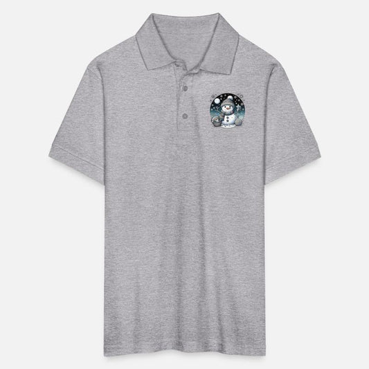 Whimsical Christmas Snowman with Scarf