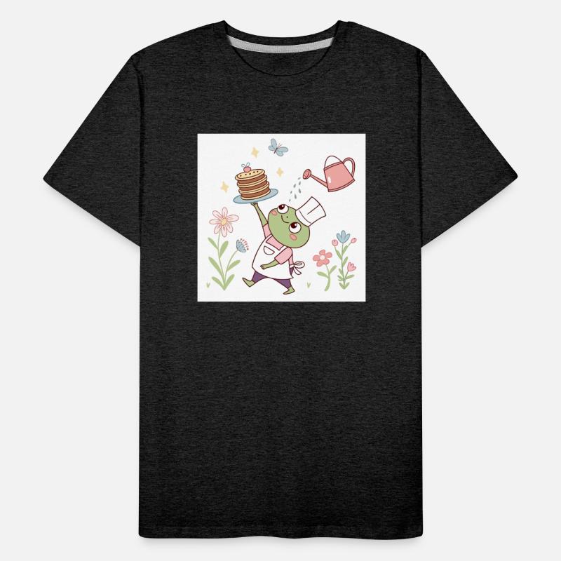 Whimsical Frog Chef with Pancakes