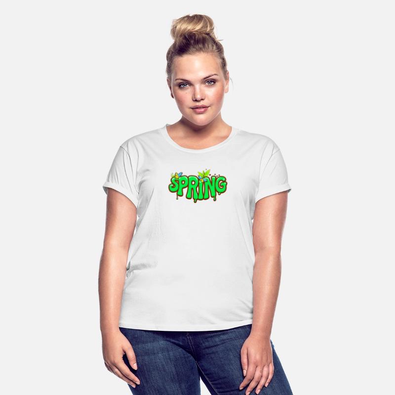 Whimsical Spring Text with Butterflies and Leav