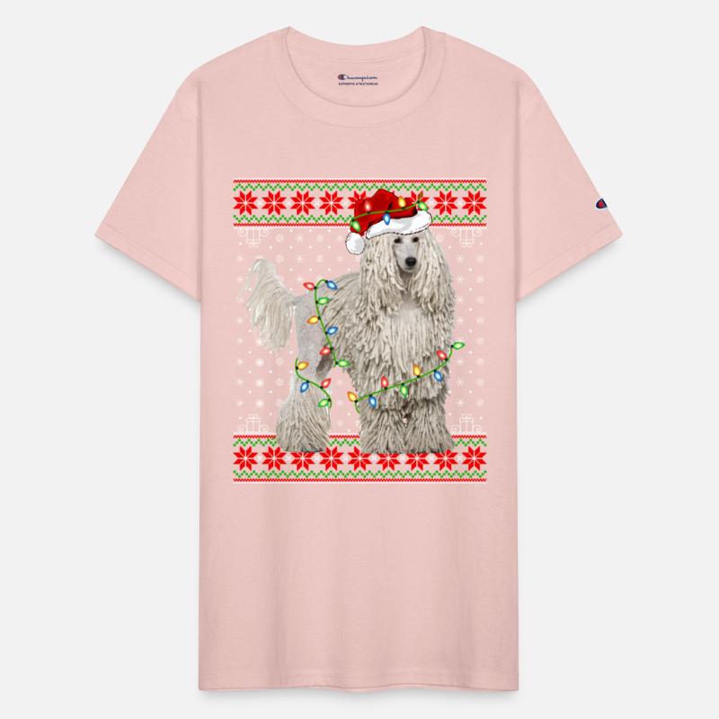 White Corded Dog Ugly Christmas Lights