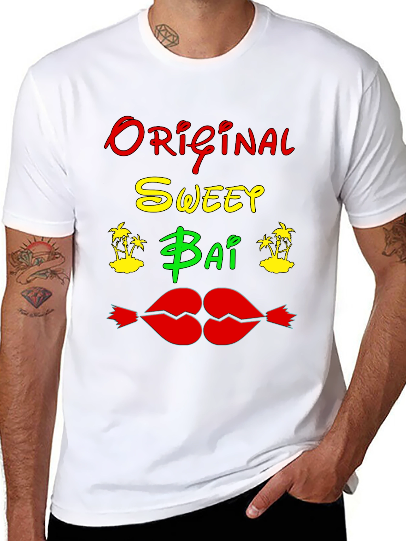 Original Sweey Bai Black T-Shirt Graphic Design