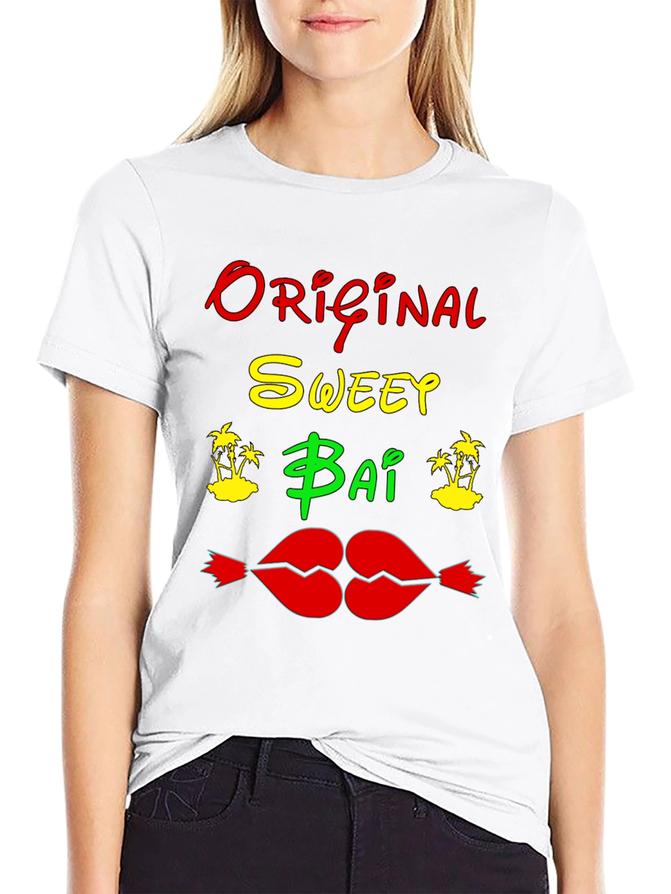 Original Sweey Bai Black T-Shirt Graphic Design