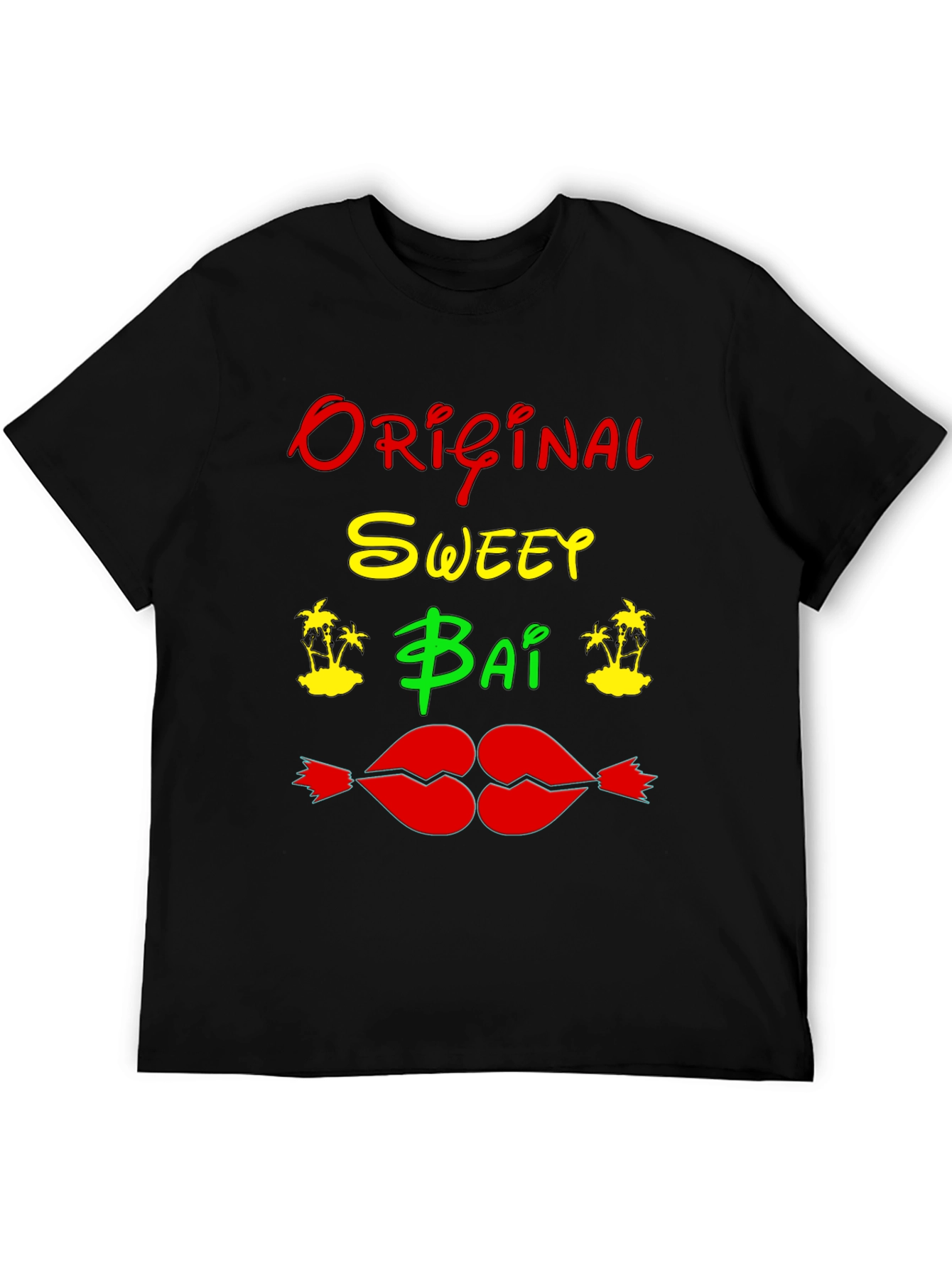 Original Sweey Bai Black T-Shirt Graphic Design