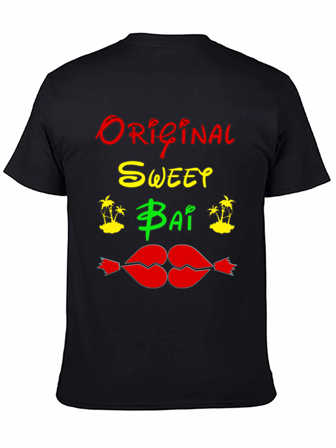 Original Sweey Bai Black T-Shirt Graphic Design