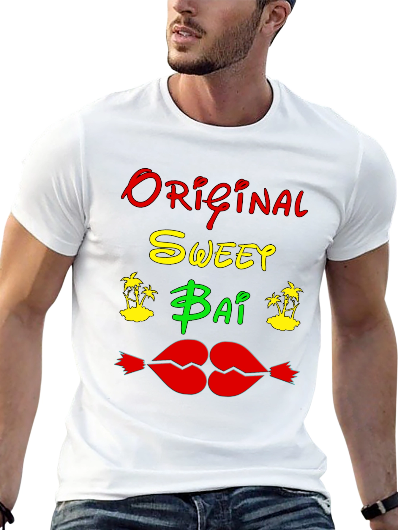 Original Sweey Bai Black T-Shirt Graphic Design