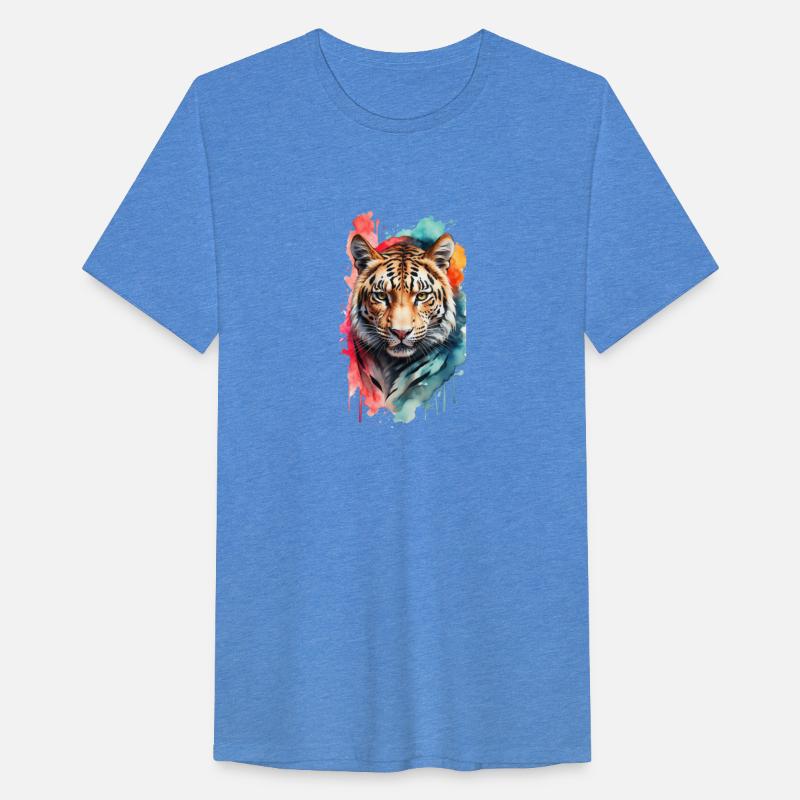 Wild Splendor: Colorful Leopard Face