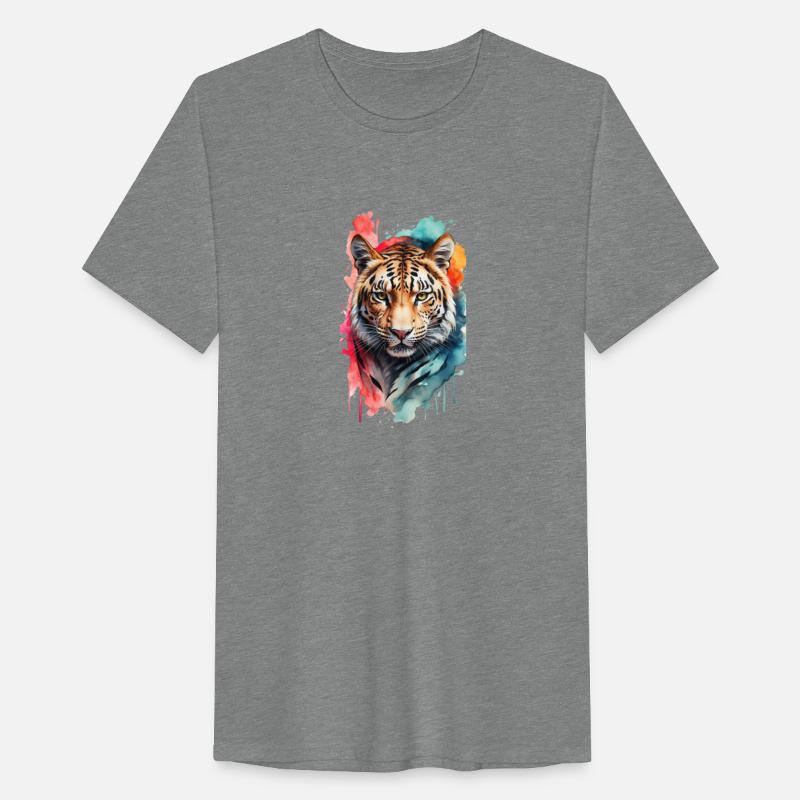 Wild Splendor: Colorful Leopard Face