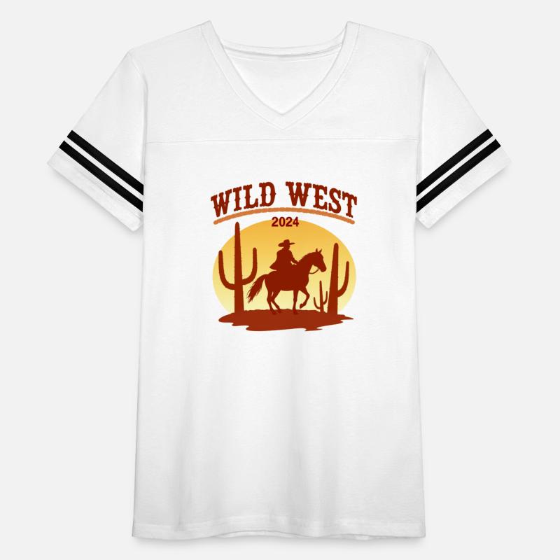 Wild West 2024 cowboy horse sunset motif 1