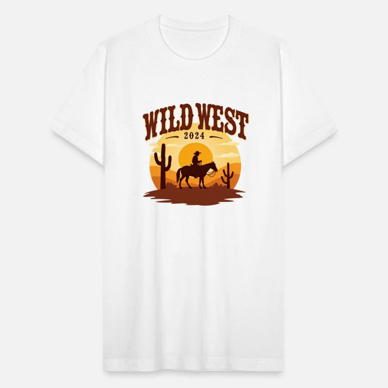 Wild West 2024 cowboy horse sunset motif 2