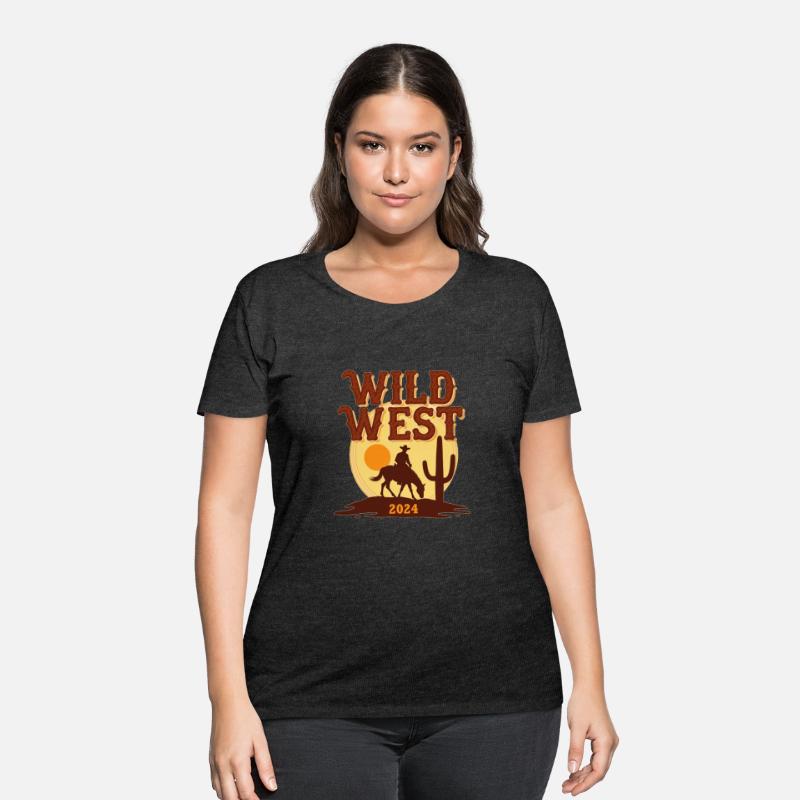 Wild West 2024 cowboy horse sunset motif 4