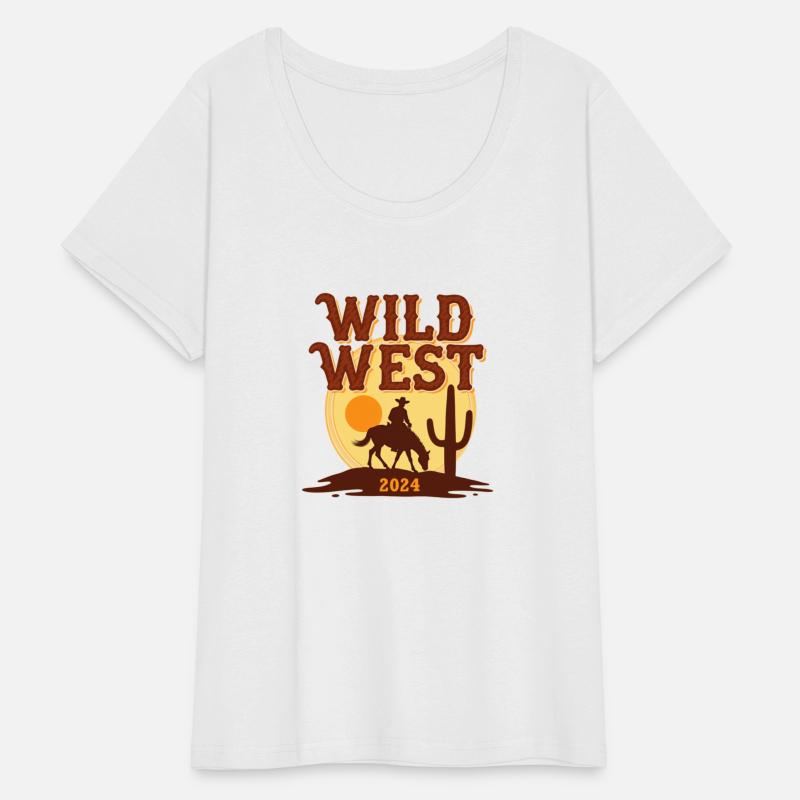 Wild West 2024 cowboy horse sunset motif 4