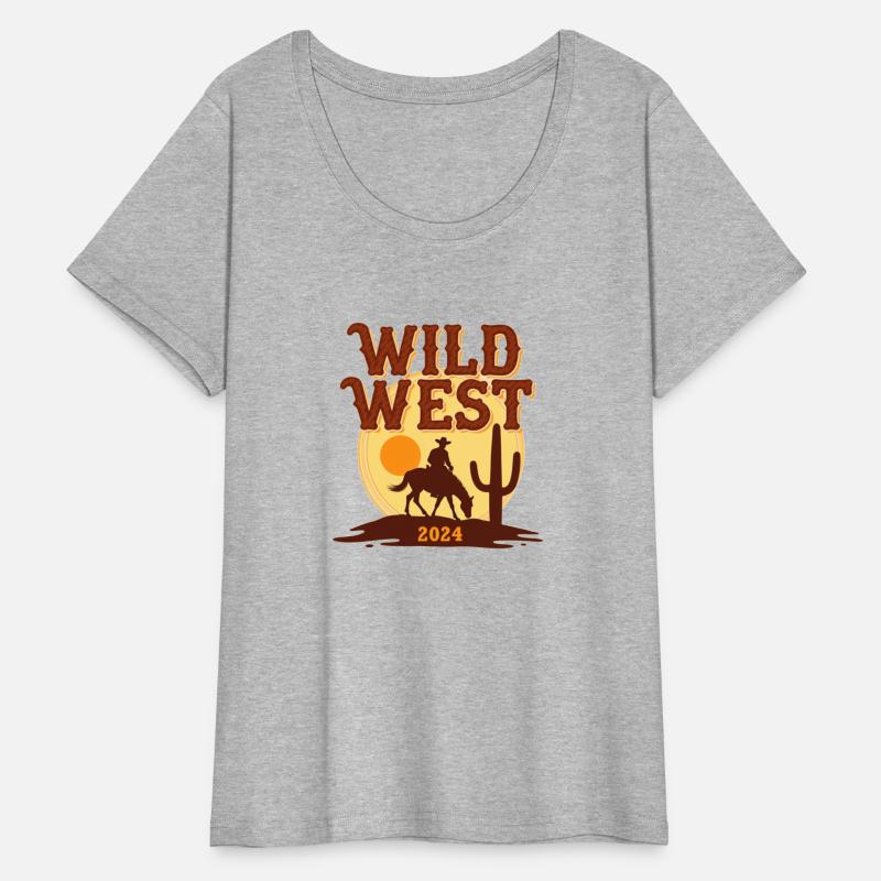 Wild West 2024 cowboy horse sunset motif 4