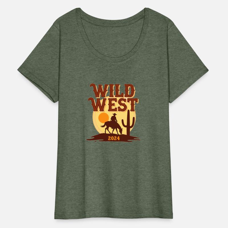 Wild West 2024 cowboy horse sunset motif 4