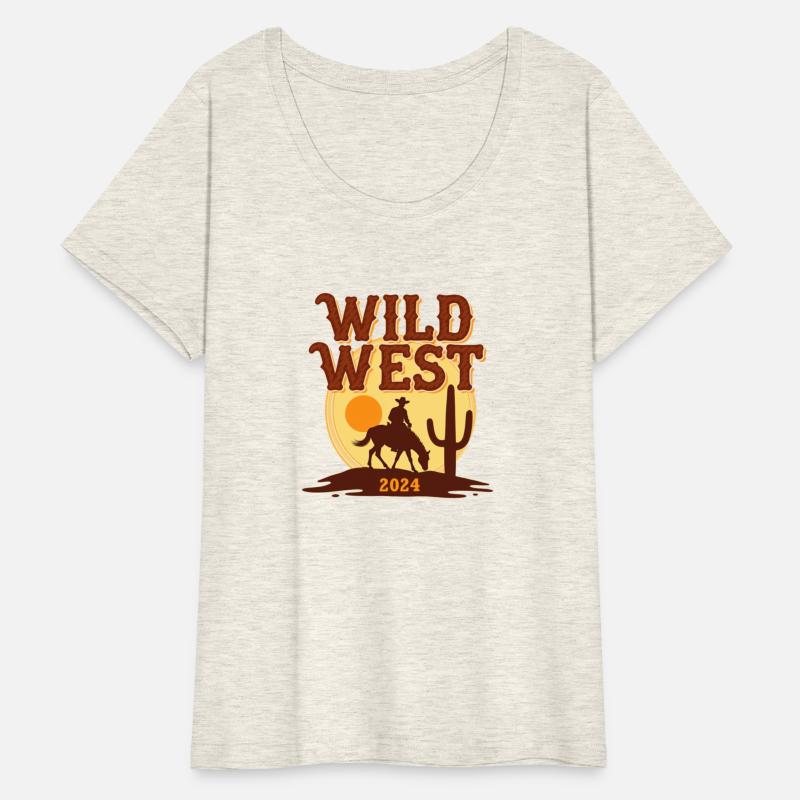 Wild West 2024 cowboy horse sunset motif 4