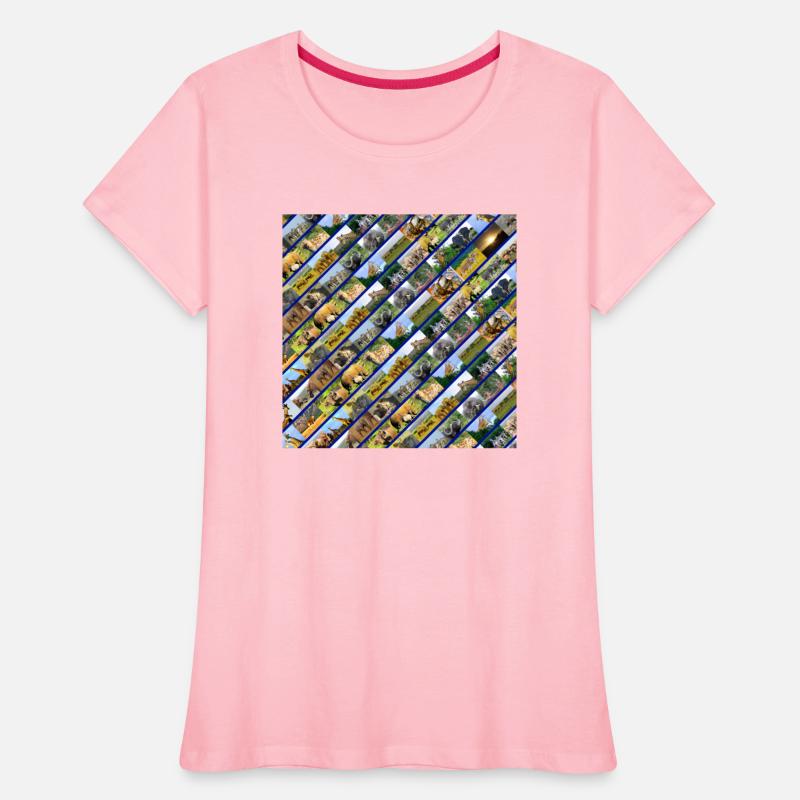 Wildlife Stripe blue Collage