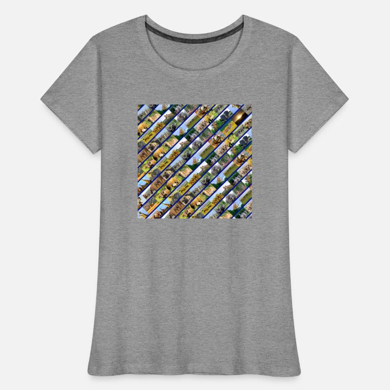 Wildlife Stripe blue Collage