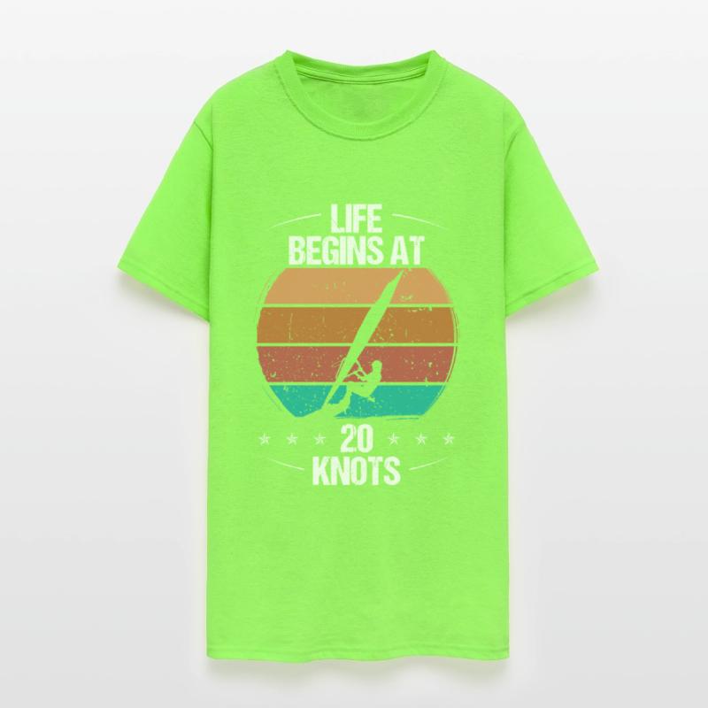 Windsurfing Life begins at 20 Knots Windsurfer