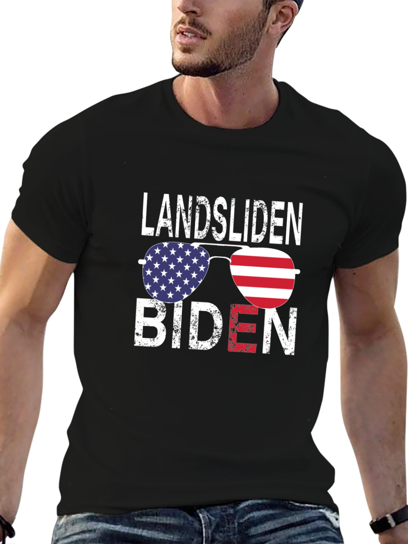 Landslide Biden Patriotic T-Shirt